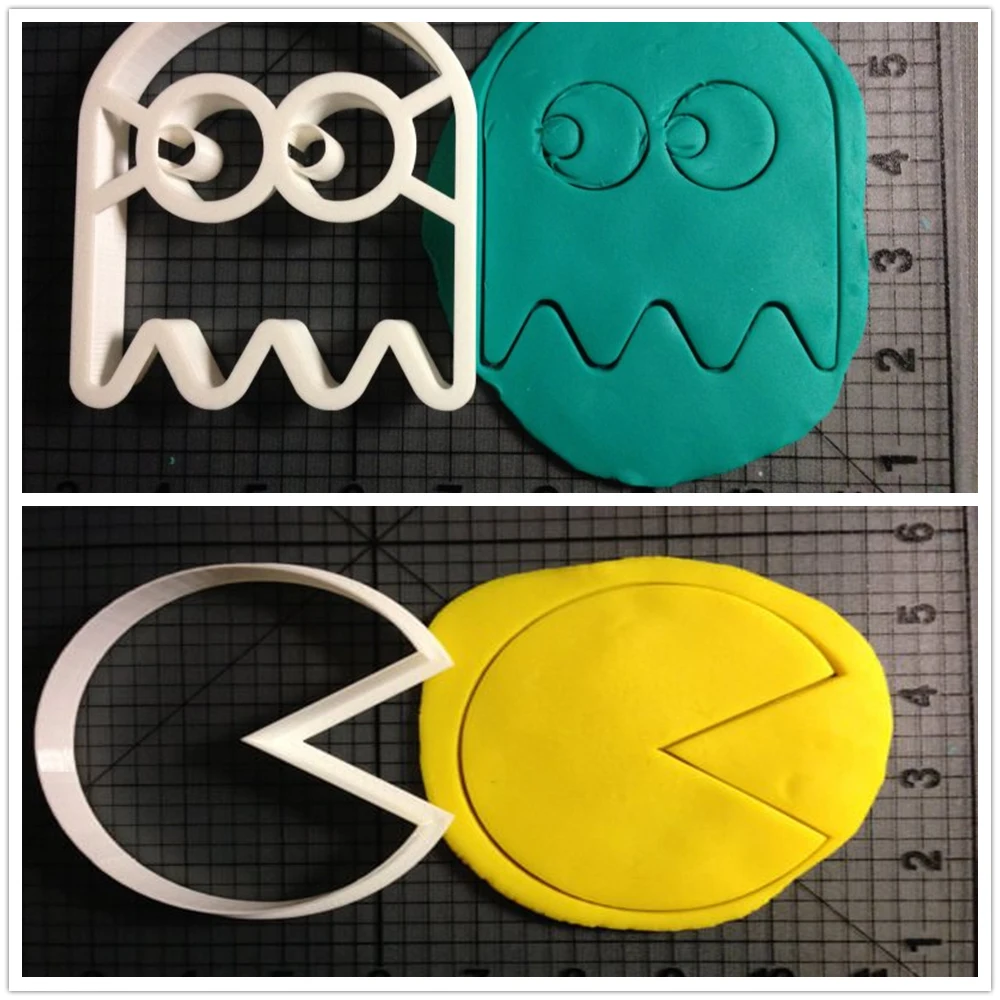 Известная игра Pac-Man Ghost Cookie Cutter набор Инструменты для украшения тортов из мастики