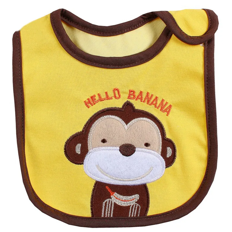 

Cute Baby Bibs New Kids Towel Saliva Waterproof Babys Cartoon Animal Pattern Baby Saliva Towel Fit 0-3 Years Old Infant T1501