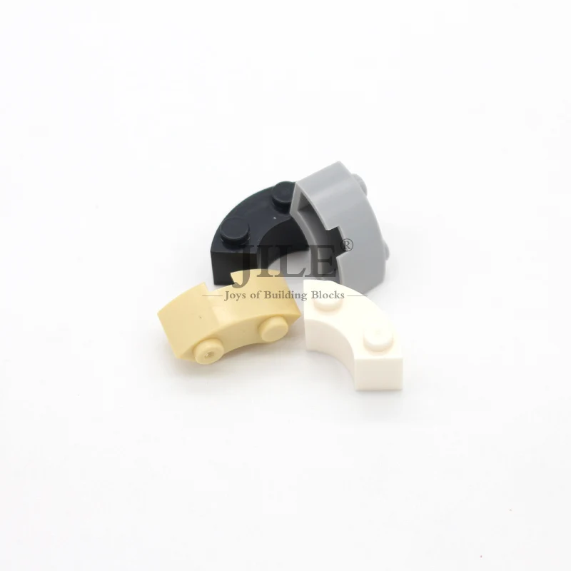 Moc кирпич Круглый угол 2x2 макароны с вырезом гвоздиком 3063 сделай сам креативные