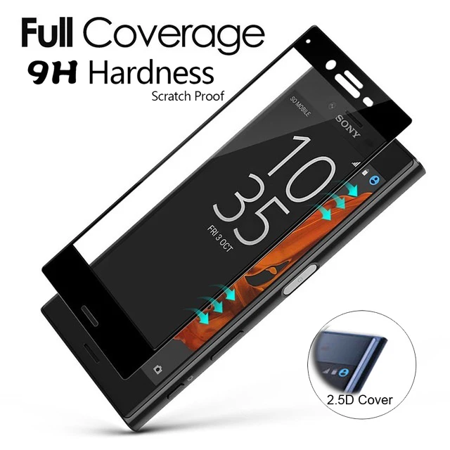 Закаленное стекло для sony Xperia XA1 XA2 Ultra XA для sony XZ1 XZ2 Compact XZS XZ XP X Противоударная Защитная пленка для экрана