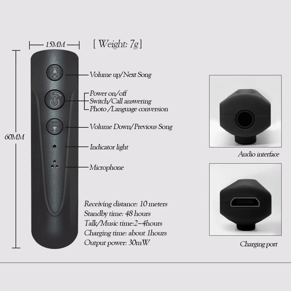Bluetooth адаптер Hevaral приемник 3 5 мм Aux Цветной Автомобильный музыкальный аудио для