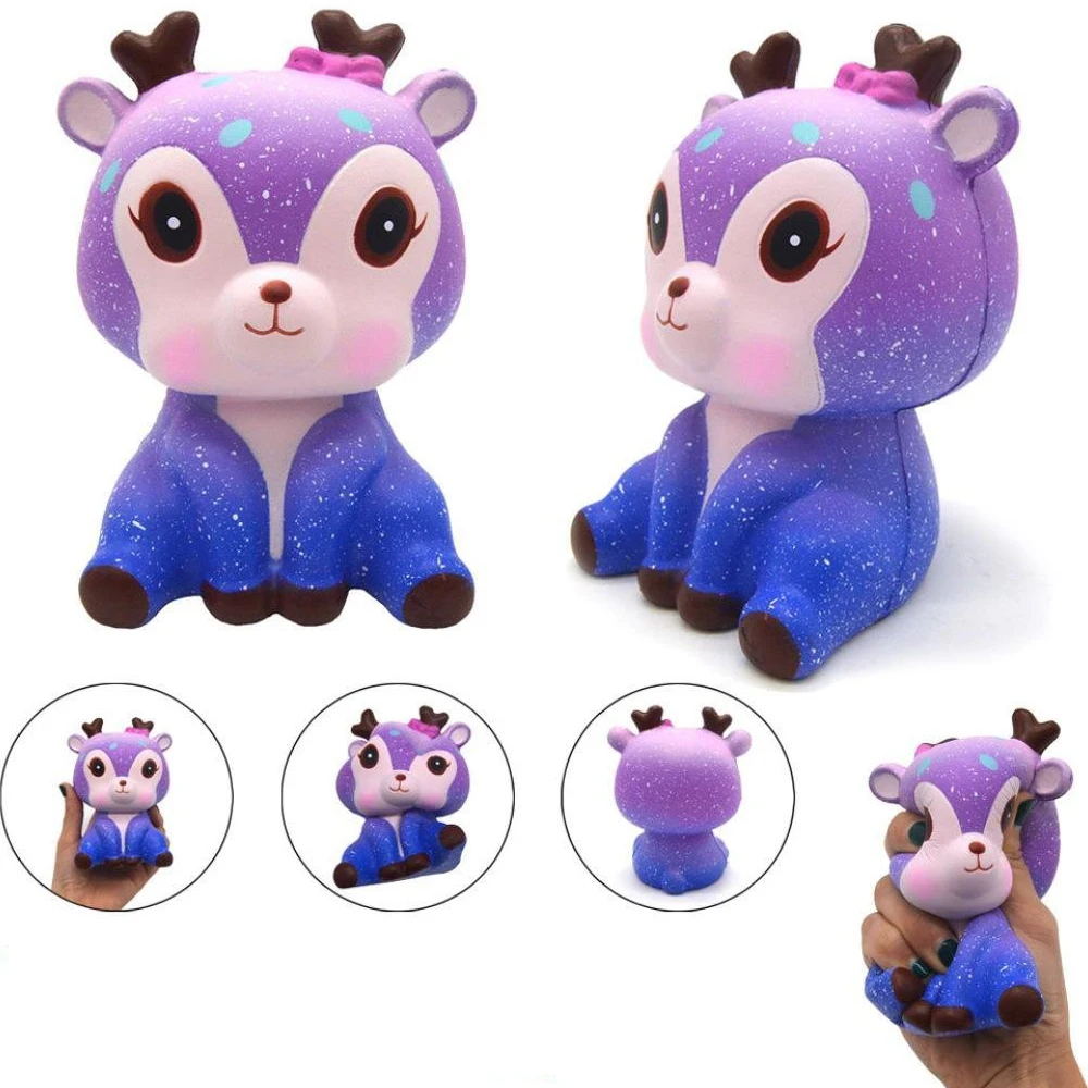 Мультяшные милые сжимаемые игрушки Jumbo Kawaii медленно восстанавливающие форму