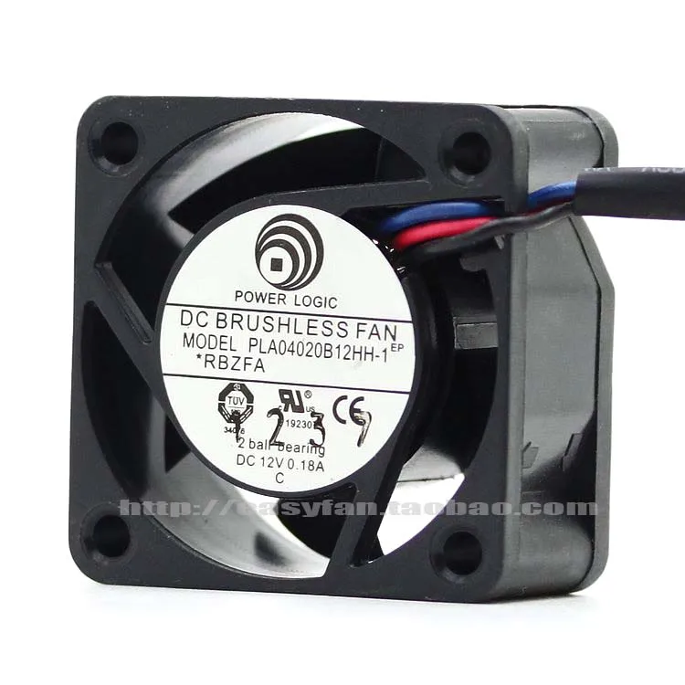 NEW POWER LOGIC PLA04020B12HH-1 4CM 12V 0.18A double ball bearing cooling fan | PC Components Cooling &amp Tools