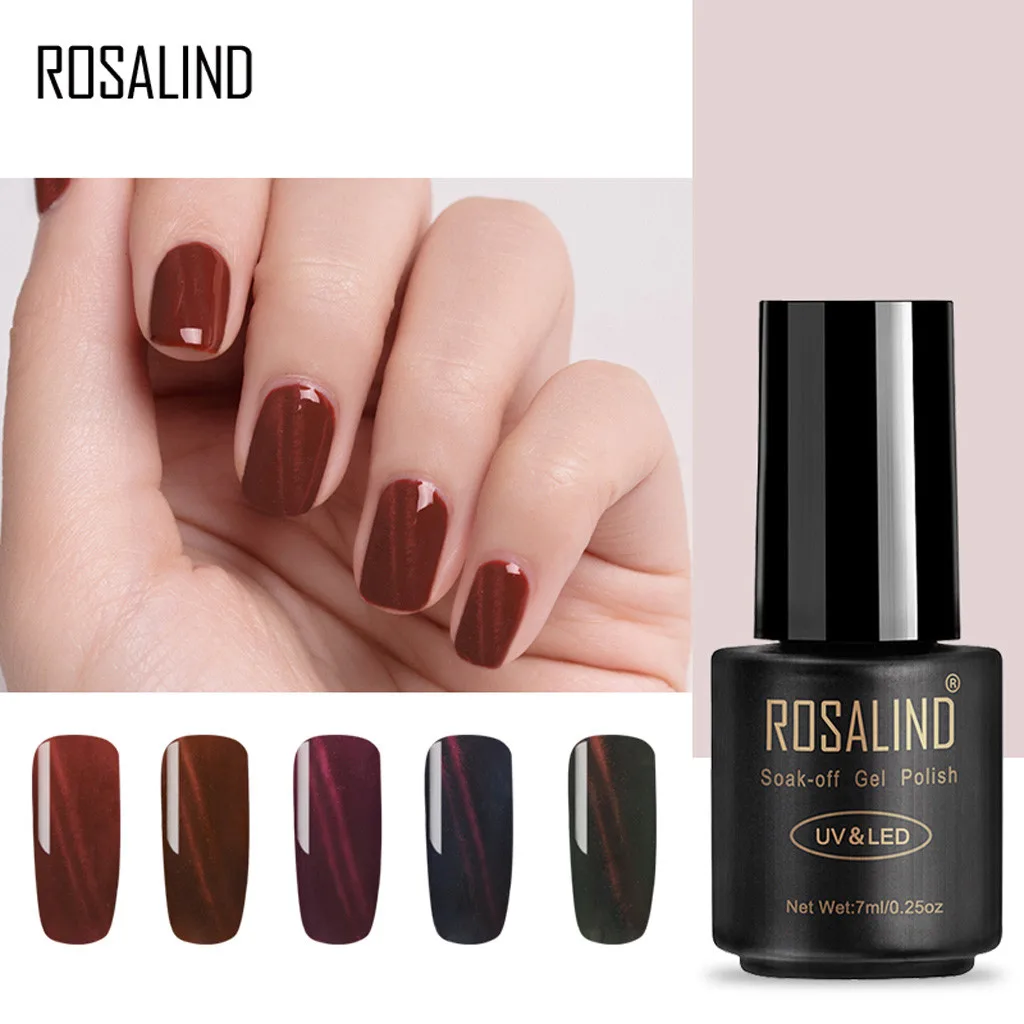 ROSALIND 2019 Новый Гель лак для ногтей 3D кошачий глаз гель градиентный Звездный