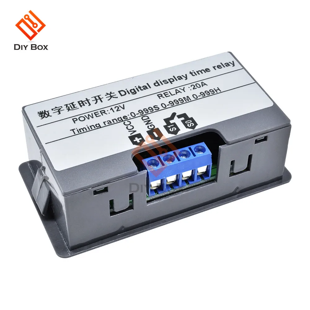 DC 12V Ti mi ng реле за запозданиевремени модуль цикл таймер светодиодный Время