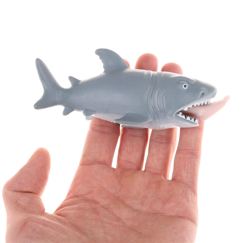 

Simulation Animal Shark eating a man mini Figurine 11.5cm Doll Action Figure Model Kids Toy Doll Hot Sale gift