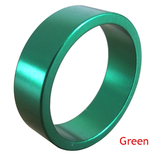 Green 4 шт./лот, 10 мм, 1-1/8 дюйма, алюминиевый сплав, велосипедная гарнитура, распорка, MTB, 28,6 мм, Велосипедная вилка, Омыватель, велосипедные части для шоссейных велосипедов - Цвет: Green