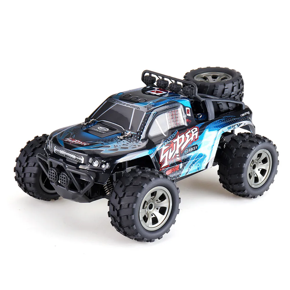 Красный RC гоночный автомобиль 2,4 г 4WD электрическая дистанционная игрушка-мотор детский подарок для мальчика высокоскоростной дорожный автомобиль скалолазание электрический автомобиль 1:18 Масштаб - Цвет: Красный
