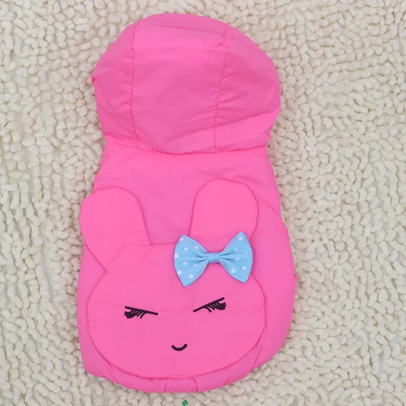 New Autumn And Winter Dog Clothes Pink Small Dog's Apparel Leisure Dogs Coat Pet Cat Puppy Jackets Clothing For Costume | Дом и сад