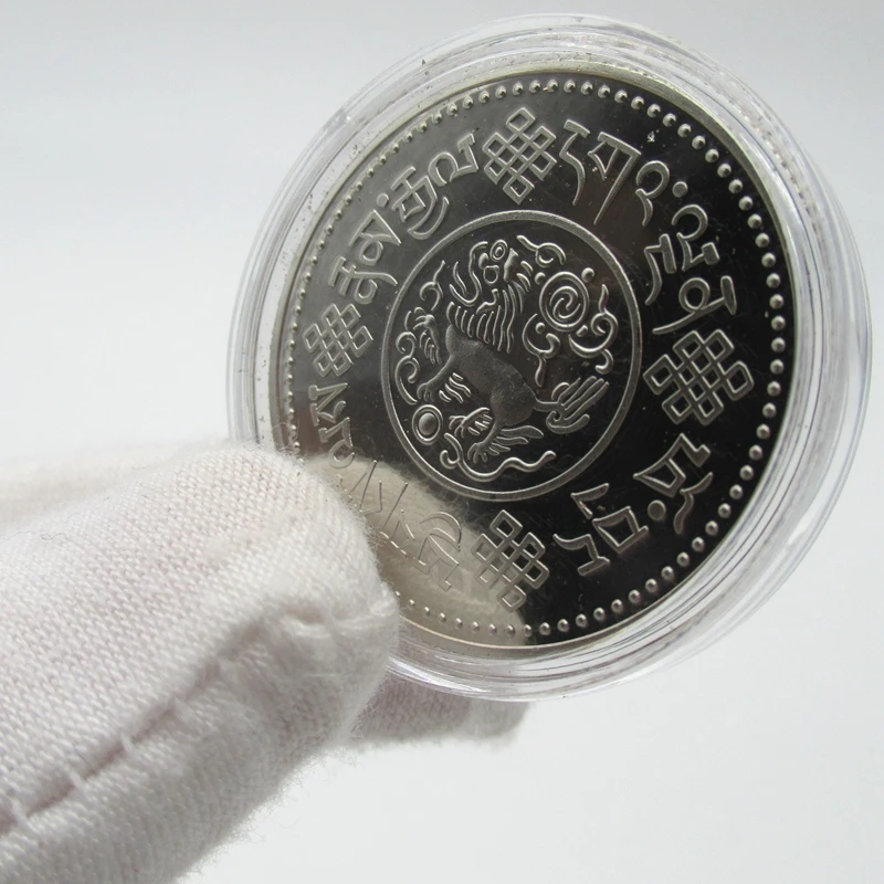 Тибетская буддийская Легенда серебряная медаль МОНЕТА сувенир ремесло монета |