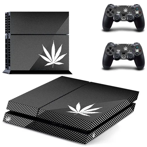 DPTM1205 Зеленый лист сорняков PS4 кожи наклейка для sony playstation 4 консоли и 2 контроллера PS4 кожи Стикеры винил - Цвет: DPTM1205