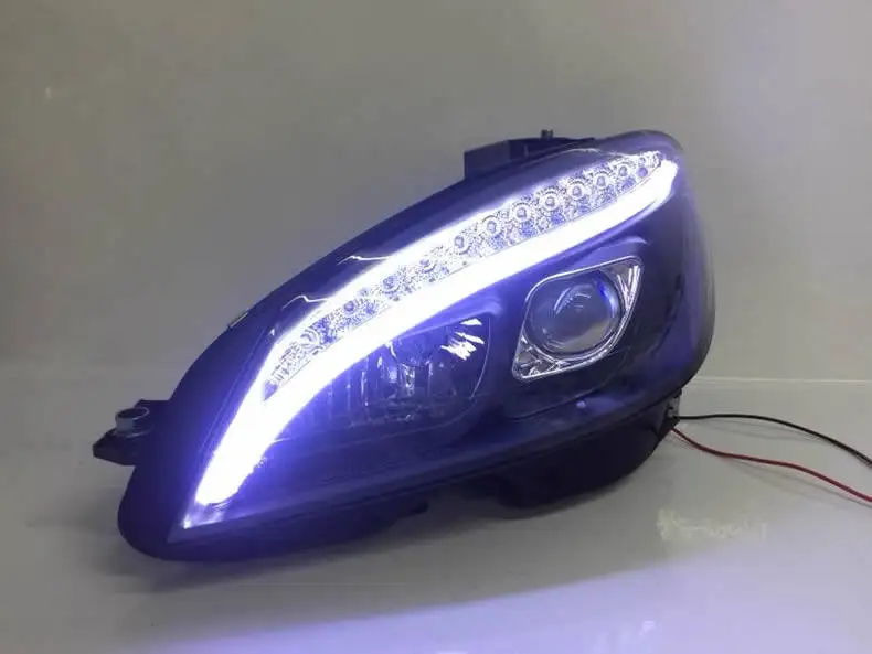 Модифицированные автомобисветодиодный ксеноновые фары HID для W204 W205 C180 C200 C260 2007-2011