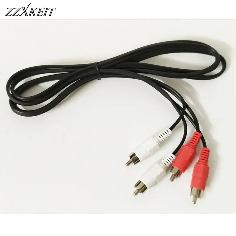 Аудио и видеокабель 2RCA со штыревыми соединителями на 2 RCA для ТВ DVD плееров