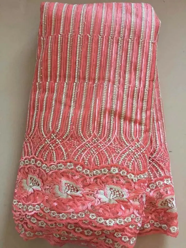 5 ярдов/шт. Самый популярный королевский синий французский сетчатый кружевной