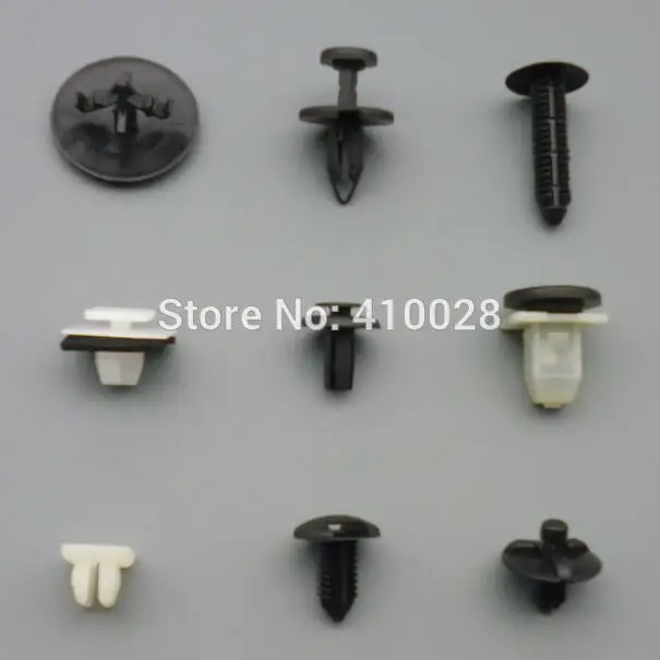 shhworldsea 100pcs auto fender flare hood insulation retainer side radiator shield push type shroud seal board for nissan | Автомобили и