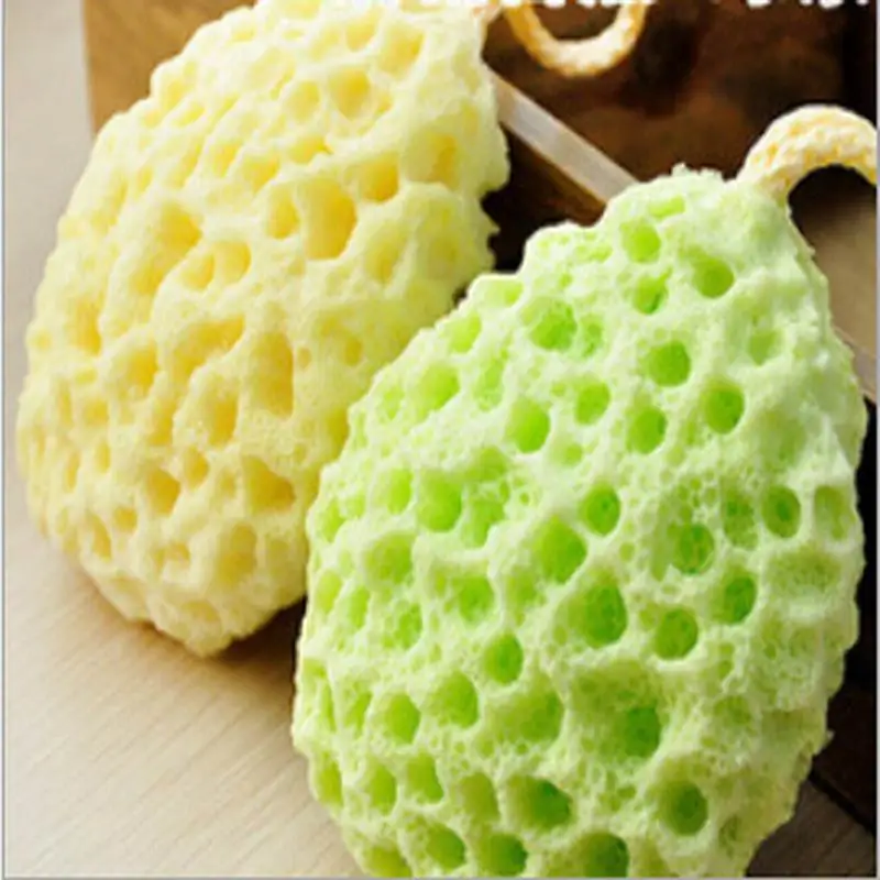 Детские Новорожденные массажные рукавицы для душа и ванны губка экологически