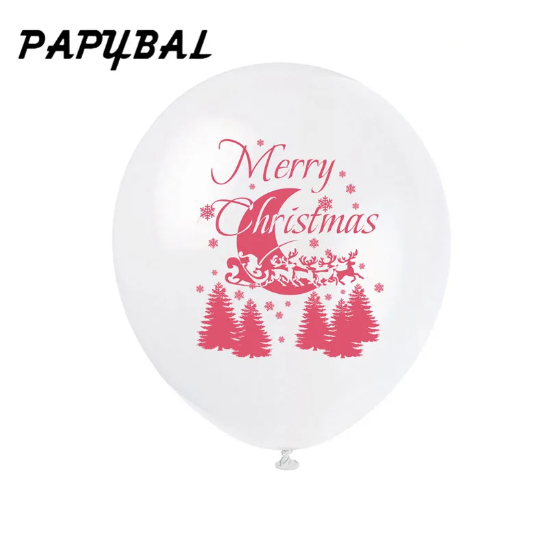 12inch 10pcs Счастливого Рождества украшения для дома елки украшения Санта баннер со снеговиком Рождественская гирлянда счастливый год - Цвет: 12inch 10pcs