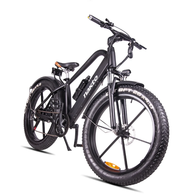 

26inch electric mountain bicycle fat ebike 48V350W otor ebike hidden lithium battery 16AH electric snow bicycle