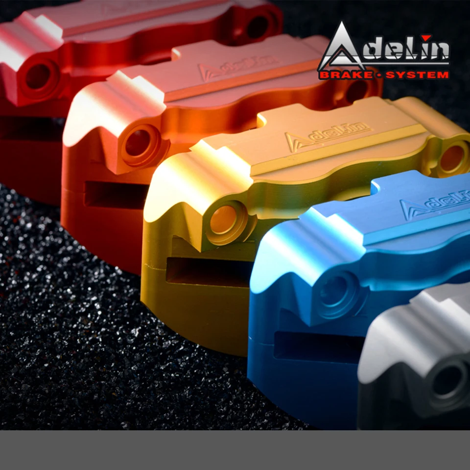 Adelin CNC ADL-4 мотоцикл 25 мм x 4 поршневой тормозной суппорт насос 82 мм крепление для BWS Yamaha скутер изменить