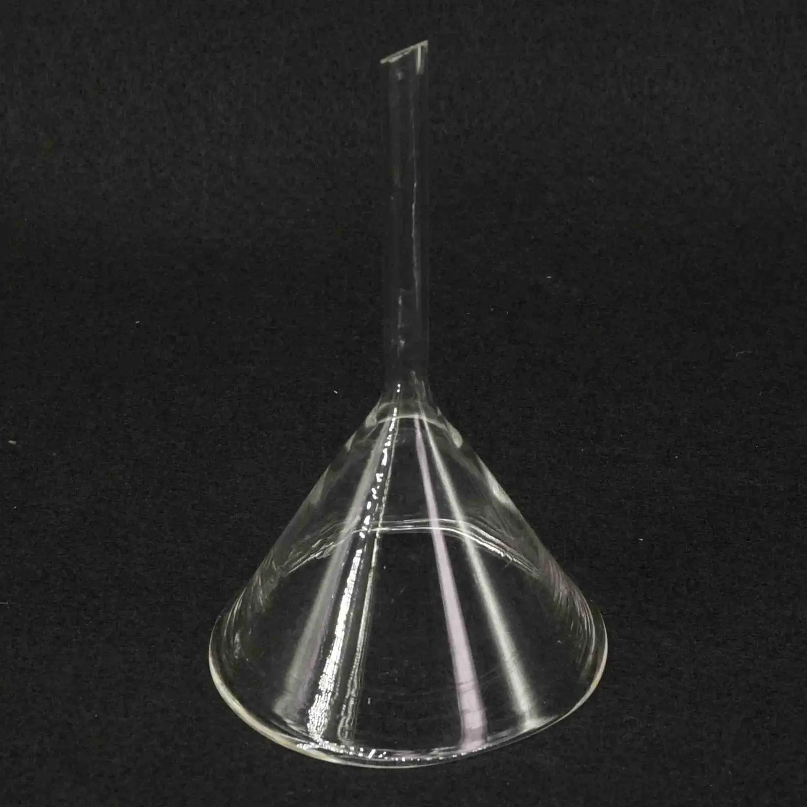 

75mm Miniature Lab Glass Funnel Borosilicate Glassware Triangle Funnel