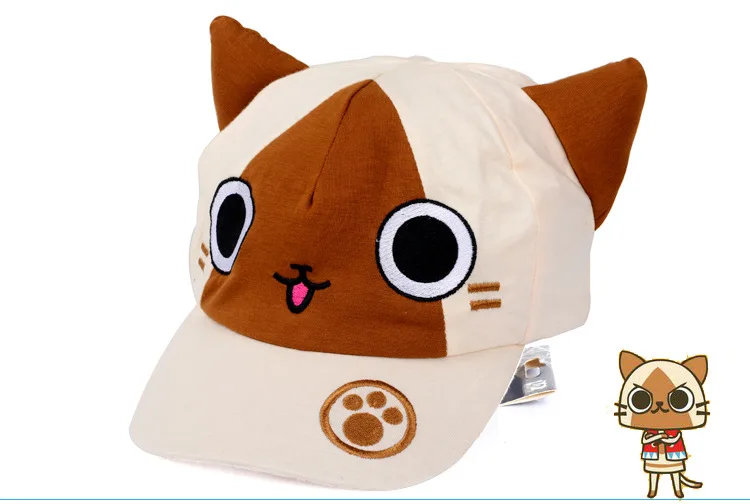 Новинка 2016 г. шляпа с изображением монстров и периферийных устройств Милая кота