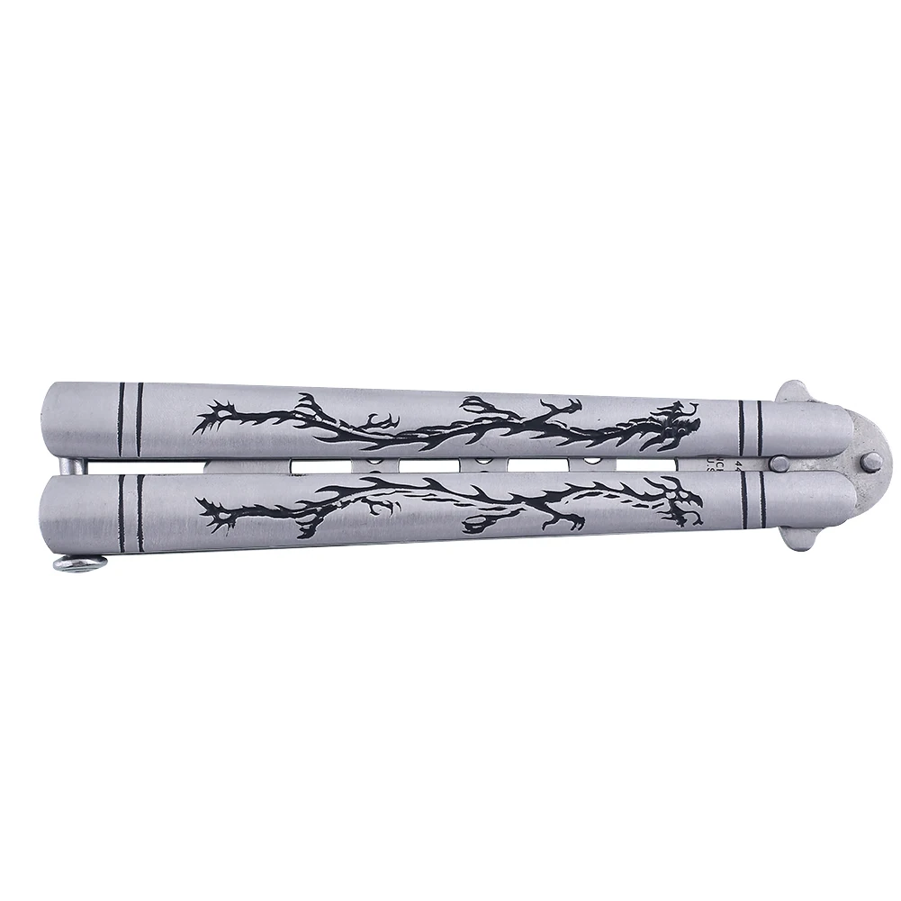 Без винтов металлические стальные ножи с бабочками BALISONG нож для тренера
