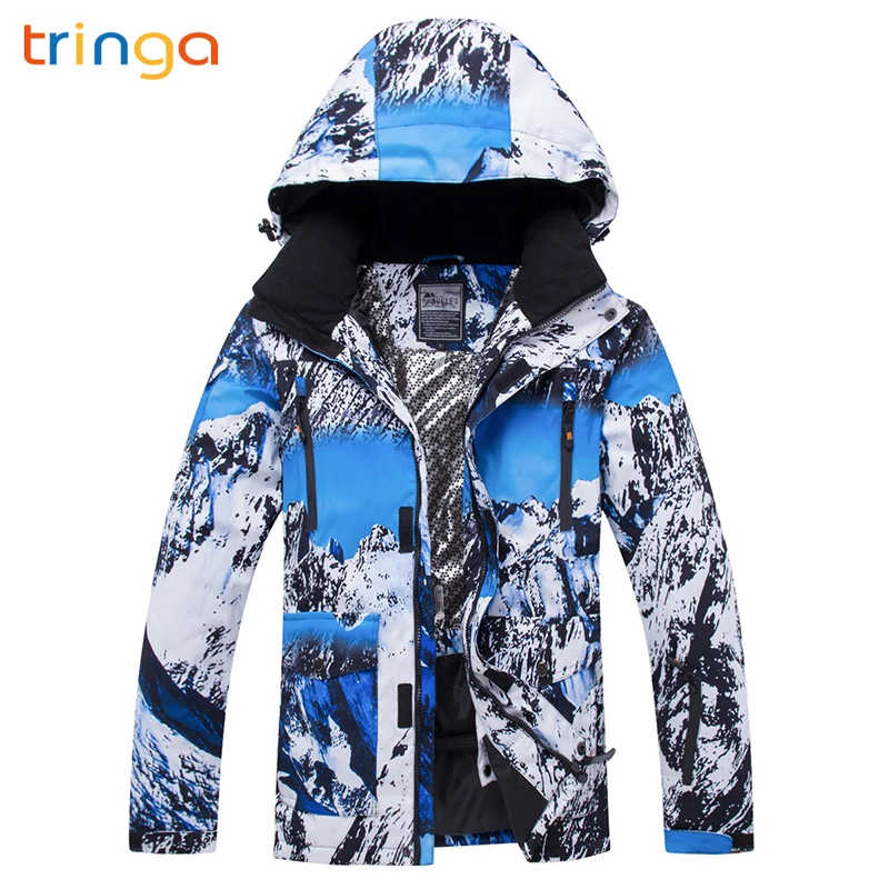 TRINGA 2020 Новый Популярный высококачественный зимний лыжный костюм Мужская лыжная