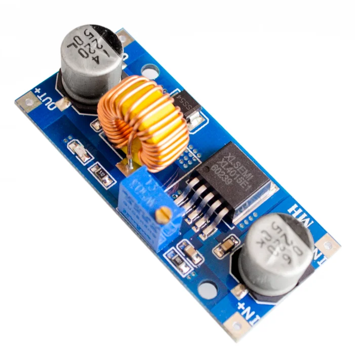 【SIMPLE ROBOT】 5A XL4015 DC-DC Шаг вниз Регулируемый Питание модуль светодиодный Литий