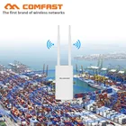 Двухдиапазонный Wi-Fi роутер Comfast, CF-EW72 Мбитс, 1200, высокая мощность, для наружной точки доступа, всенаправленное покрытие, базовая станция, двойная антенна