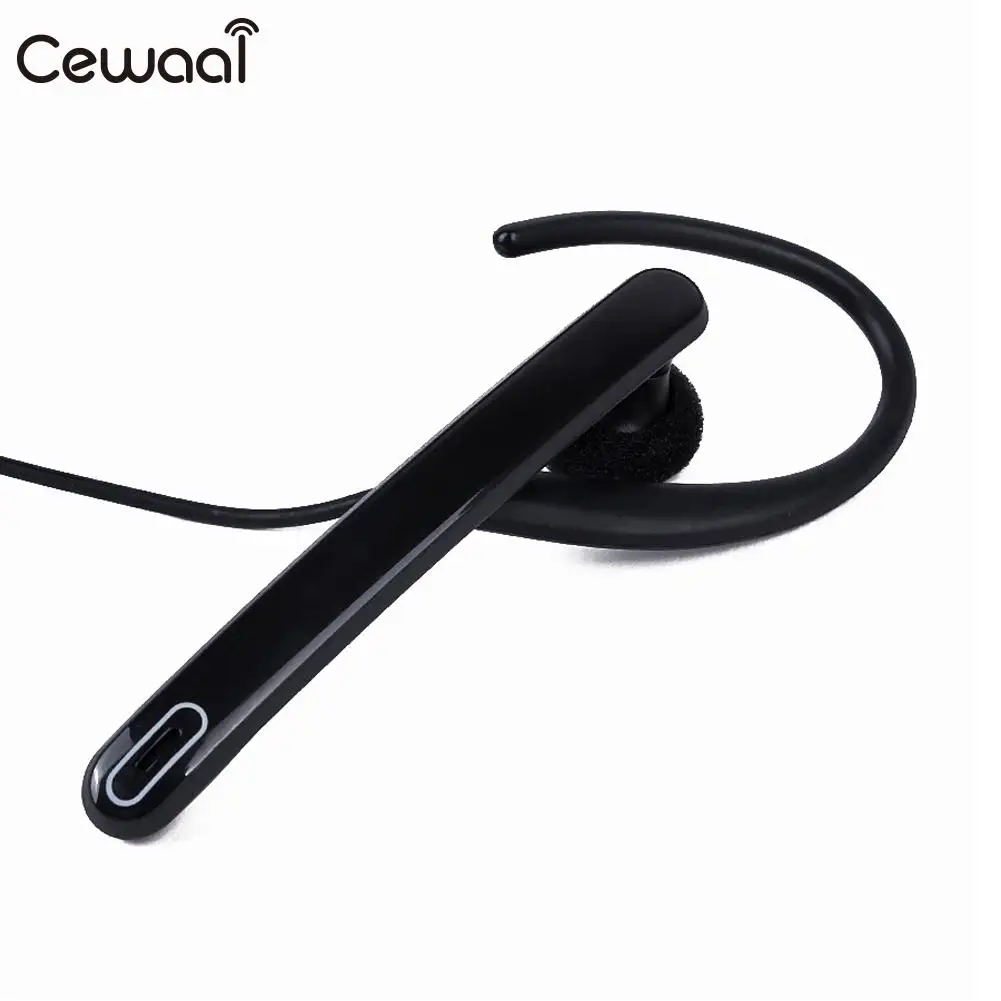 

Cewaal Ear Rod Headphones 2 Pin Ear Bar Earpiece Mic PTT Mic Tactical Headset for Walkie Talkie for Baofeng Radio for Kenwood