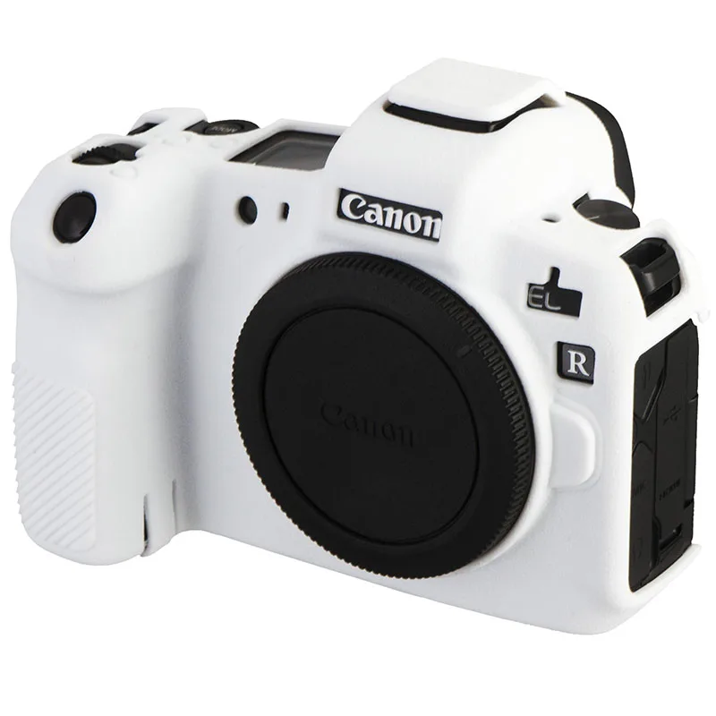 Мягкий силиконовый резиновый защитный корпус для камеры Canon EOS R чехол |