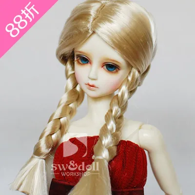 

Аксессуары для шарнирных кукол, парик с двойной оплеткой, для кукол BJD/SD, в комплект не входит кукла, одежда, обувь и другие, C1027, 1/3, 1/4, 1/6