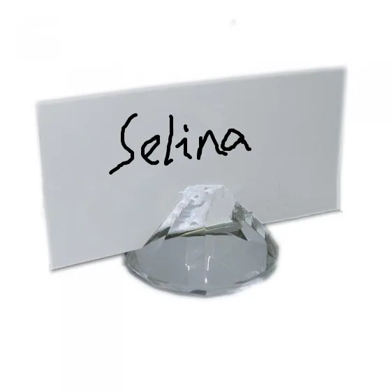 Оптовая продажа 12 шт./лот свадебные подарки визитница с кристаллами сувениры для