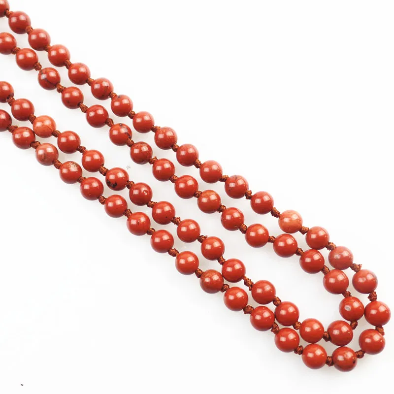 (Бесплатная доставка) 6 мм круглые бусины из Красного камня непальский CZ кисточка