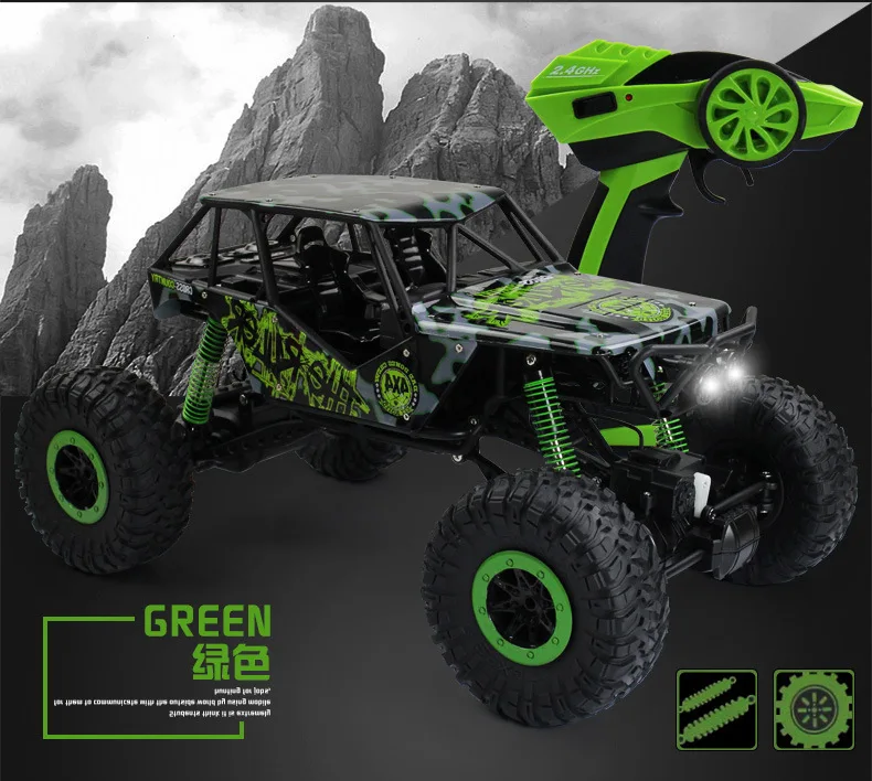 Новинка большой Радиоуправляемый автомобиль 2 4G 4 канала колеса игрушки с