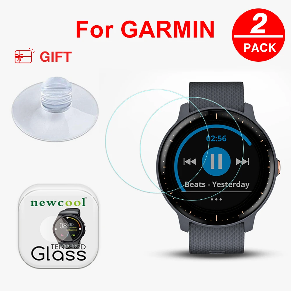 Защитная пленка для экрана часов Garmin Forerunner 945 закаленное стекло 9H 2.5D