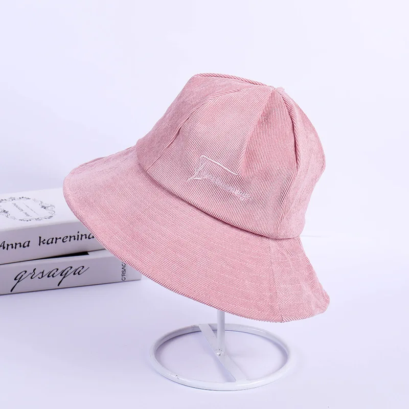 Мужская и женская Кепка с вышивкой широкими полями в Корейском стиле