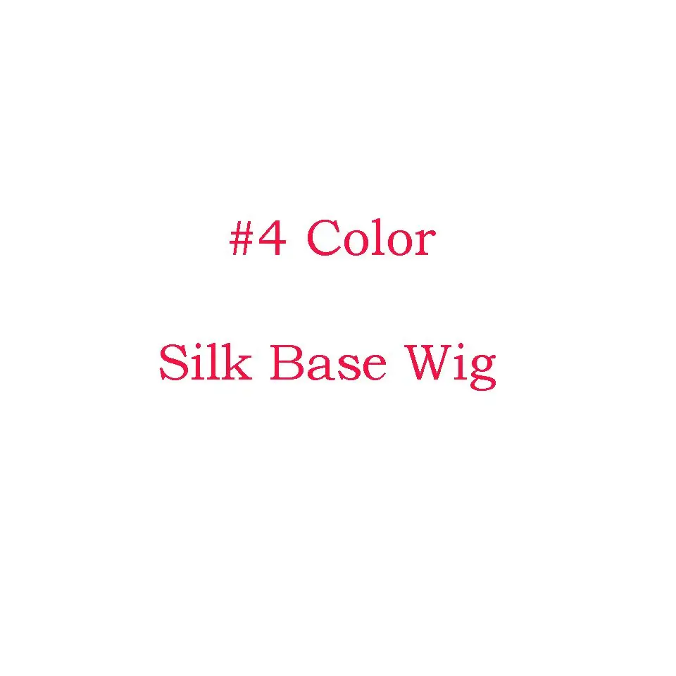 Color 4 Wig Шелковая основа Синтетические волосы на кружеве парики из натуральных волос прямые бразильские Волосы remy, гладкие прямые волосы 13X4 кружева волос парики с детскими волосами предварительно вырезанные 130 - Цвет волос: Color 4 Wig