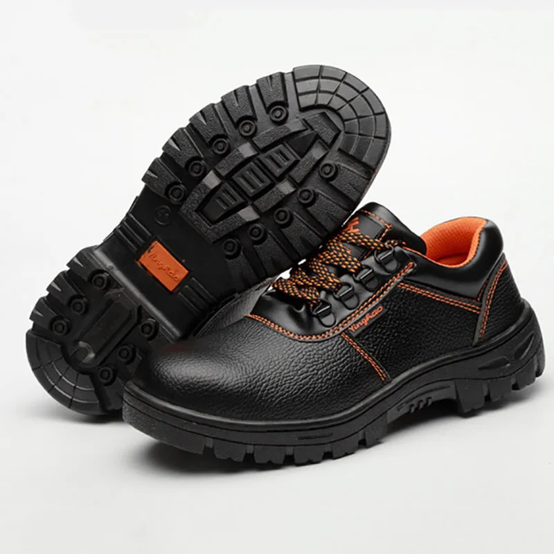 Мужские рабочие ботинки со стальным носком неразрушаемая обувь мужские