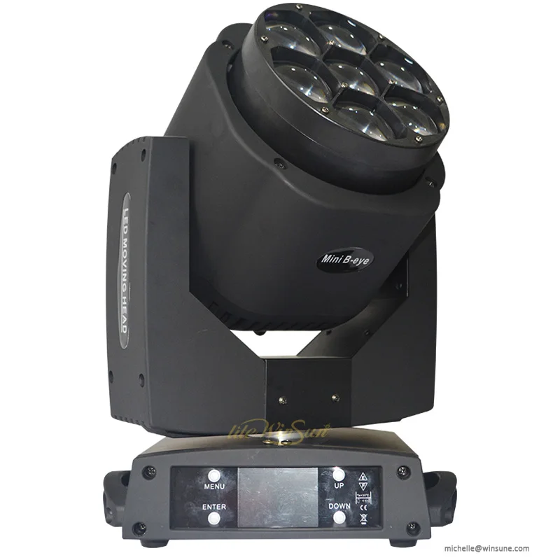 Litewinsune мини пчелиный глаз B Eye 7*15 W RGBW 4 в 1 светодиодный Поворотная голова светового