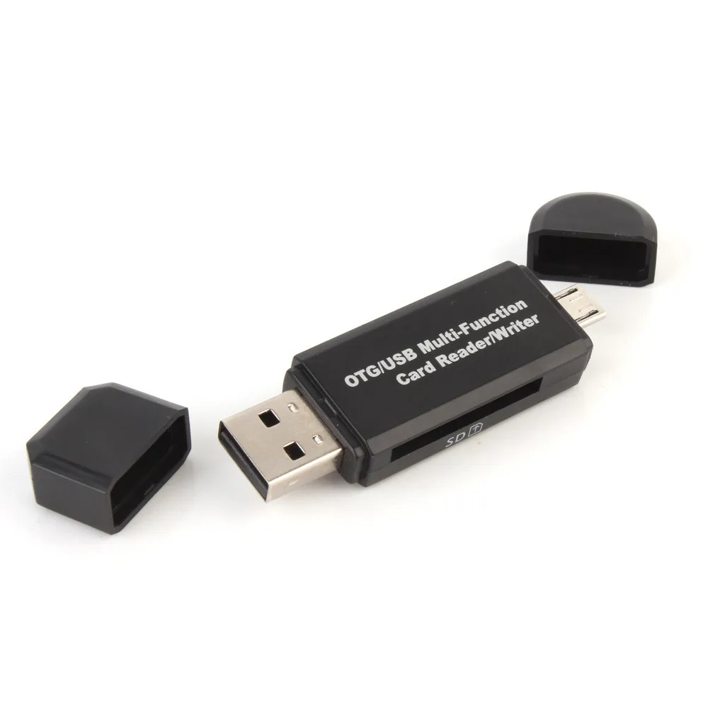 Многофункциональный кардридер SD-карты TF тройной OTG Смарт-адаптер SD/micro sd otg для