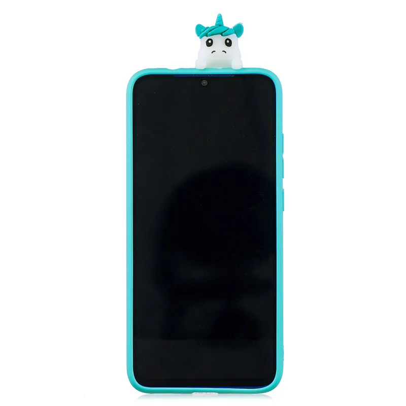 Силиконовый чехол для Xiaomi Redmi Note 7 Pro Note7 с 3D изображением единорога панды мягкие