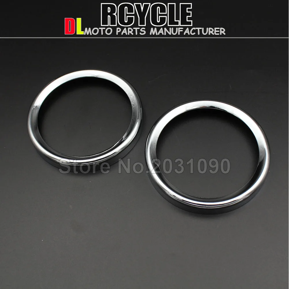 Запчасти для скутеров/6 шт. хромированные строительные рамки и звуковой обложка