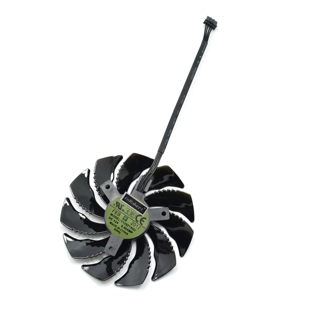 Новый вентилятор охлаждения 88 мм T129215SU PLD09210S12HH 4Pin замена кулера для Gigabyte GTX 1050 Ti 1060
