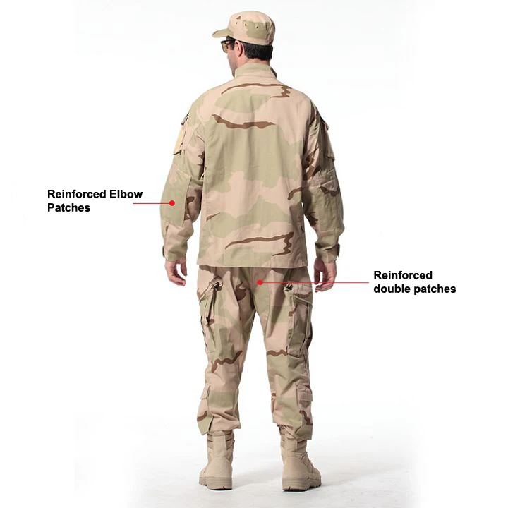Тактический Рип-стоп Камуфляж Хаки Военная Униформа DCU военная одежда боевой тактический комплект куртка и брюки.