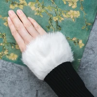 fashion joker accessories wrist set trumpet cuff sweater coat decorated decorative flounces buttoned sleeves lace pleated