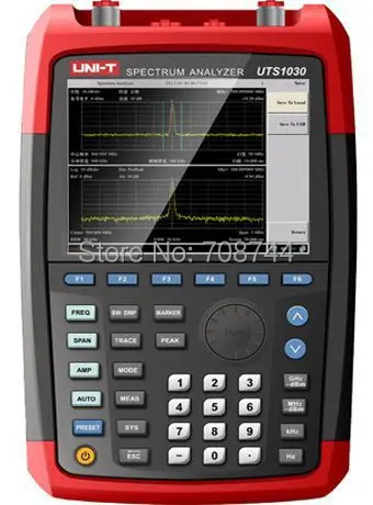 UNI T UTS1030 6 5 ''TFT LCD 9 кГц ~ 2 ГГц ручные Анализаторы спектра|spectrum analyzer|handheld spectrum