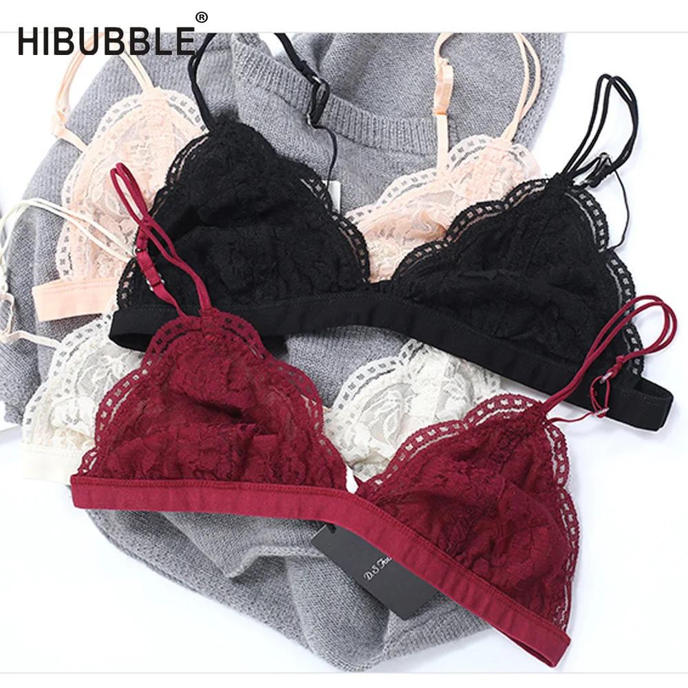 Модный тонкий сексуальный кружевной бюстгальтер без подкладки косточек пуш ап