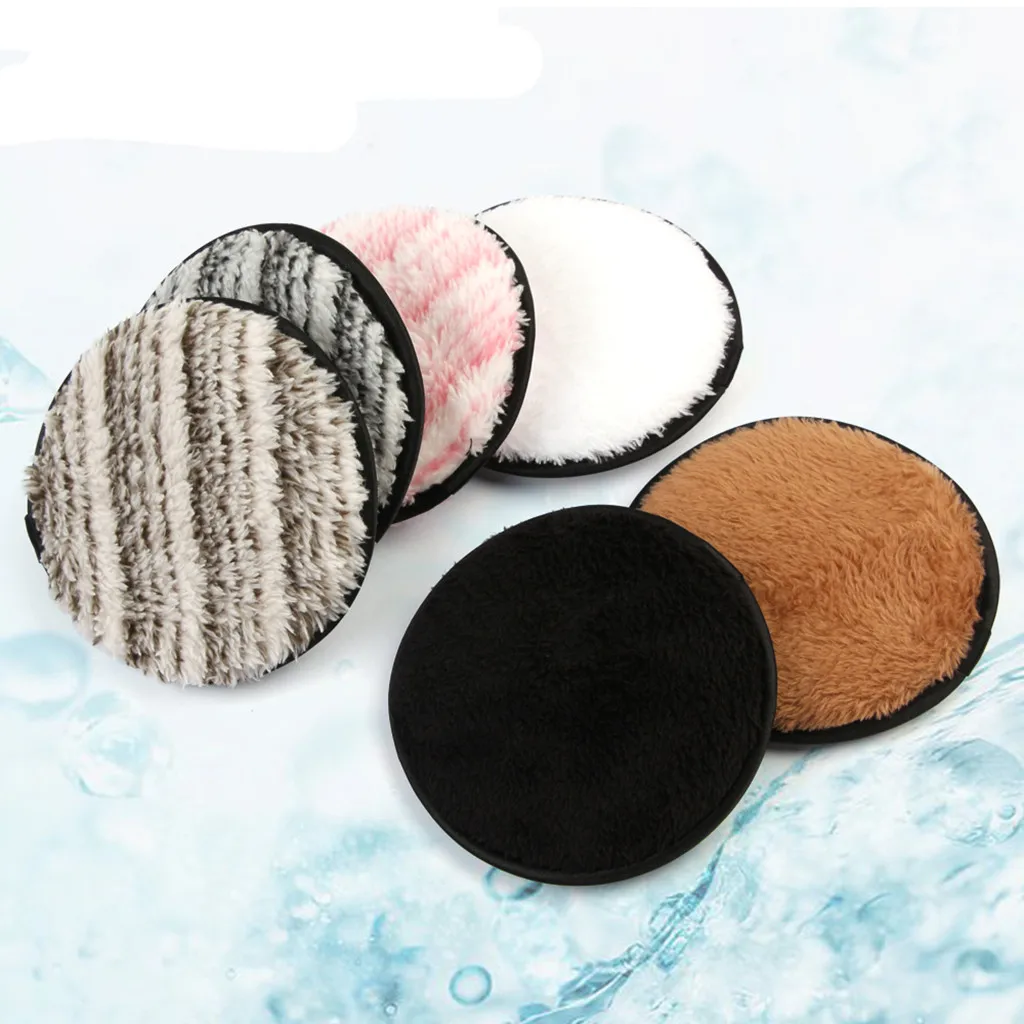 Microfiber Pads Remover Soft Towel Face Cleansing Makeup Clear Sponge makeup sponge Foundation Powder cosmetics 2018 new |