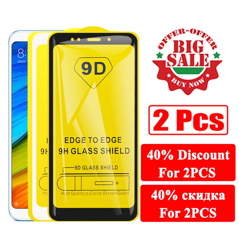 9D Защитное стекло для xiaomi Red mi Note 5 Pro защита экрана 5A 5X A1 Plus закаленное Tremp xio re A X Cam